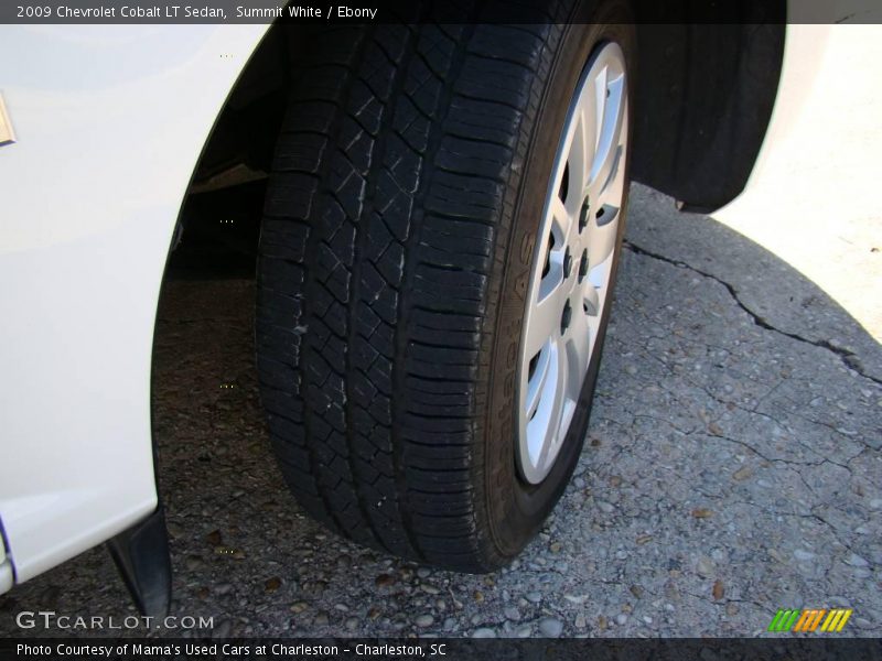 Summit White / Ebony 2009 Chevrolet Cobalt LT Sedan