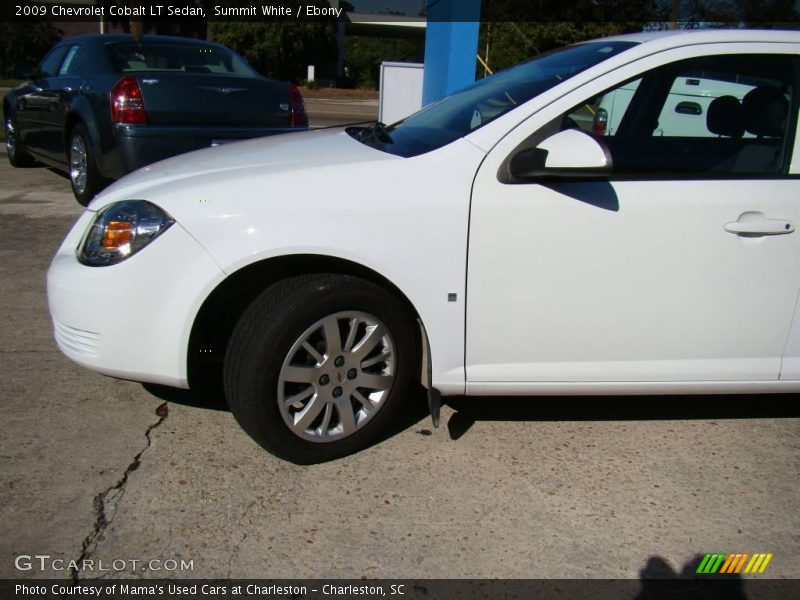 Summit White / Ebony 2009 Chevrolet Cobalt LT Sedan