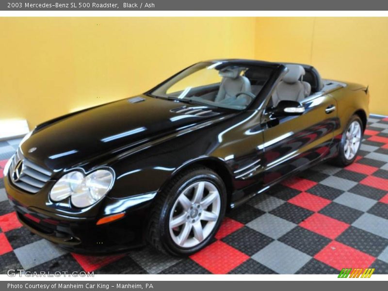 Black / Ash 2003 Mercedes-Benz SL 500 Roadster