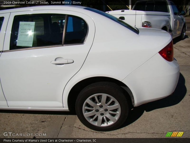 Summit White / Ebony 2009 Chevrolet Cobalt LT Sedan
