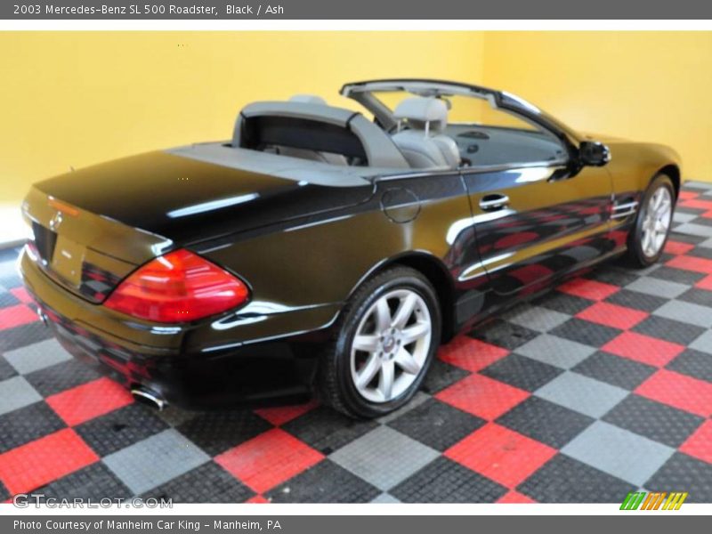 Black / Ash 2003 Mercedes-Benz SL 500 Roadster