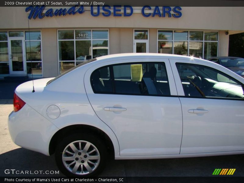 Summit White / Ebony 2009 Chevrolet Cobalt LT Sedan