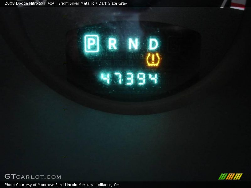 Bright Silver Metallic / Dark Slate Gray 2008 Dodge Nitro SXT 4x4
