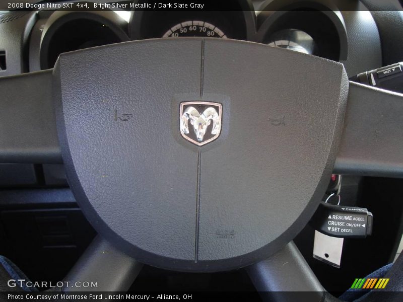 Bright Silver Metallic / Dark Slate Gray 2008 Dodge Nitro SXT 4x4
