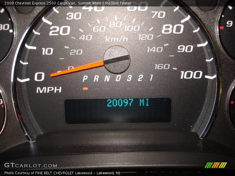 Summit White / Medium Pewter 2009 Chevrolet Express 2500 Cargo Van