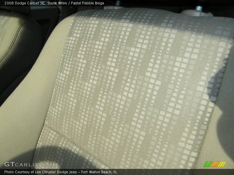 Stone White / Pastel Pebble Beige 2008 Dodge Caliber SE
