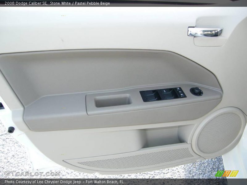 Stone White / Pastel Pebble Beige 2008 Dodge Caliber SE