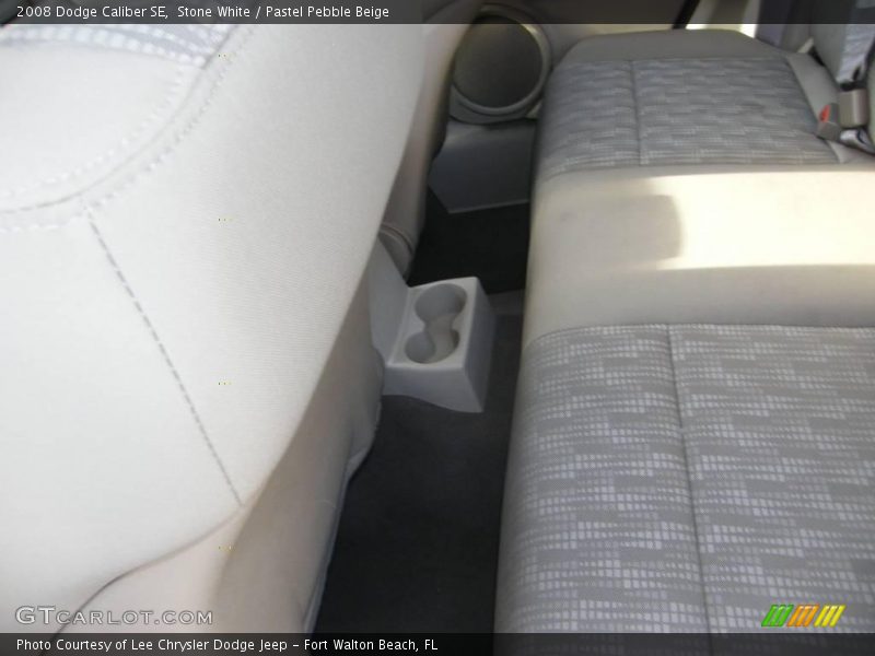 Stone White / Pastel Pebble Beige 2008 Dodge Caliber SE