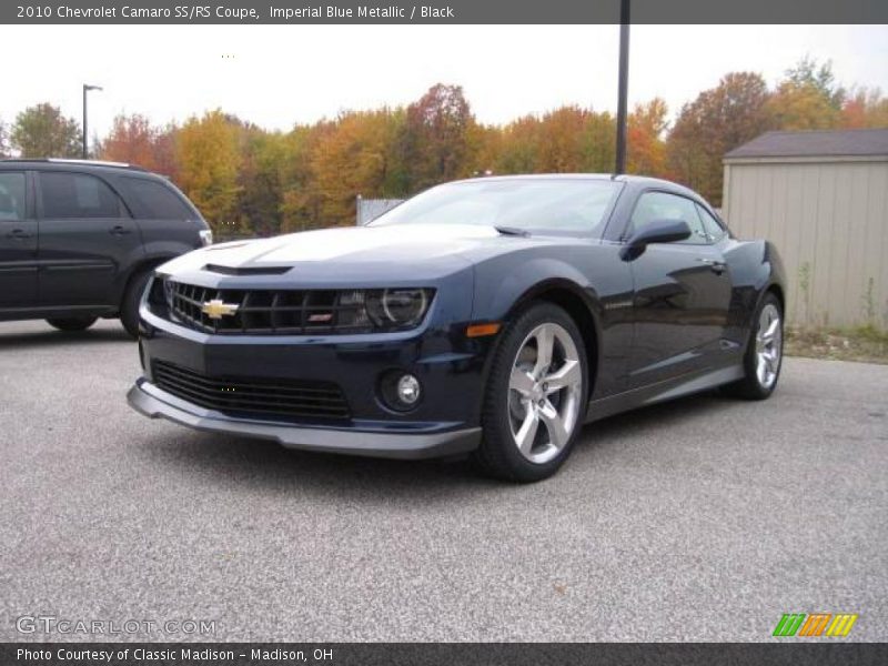 Imperial Blue Metallic / Black 2010 Chevrolet Camaro SS/RS Coupe