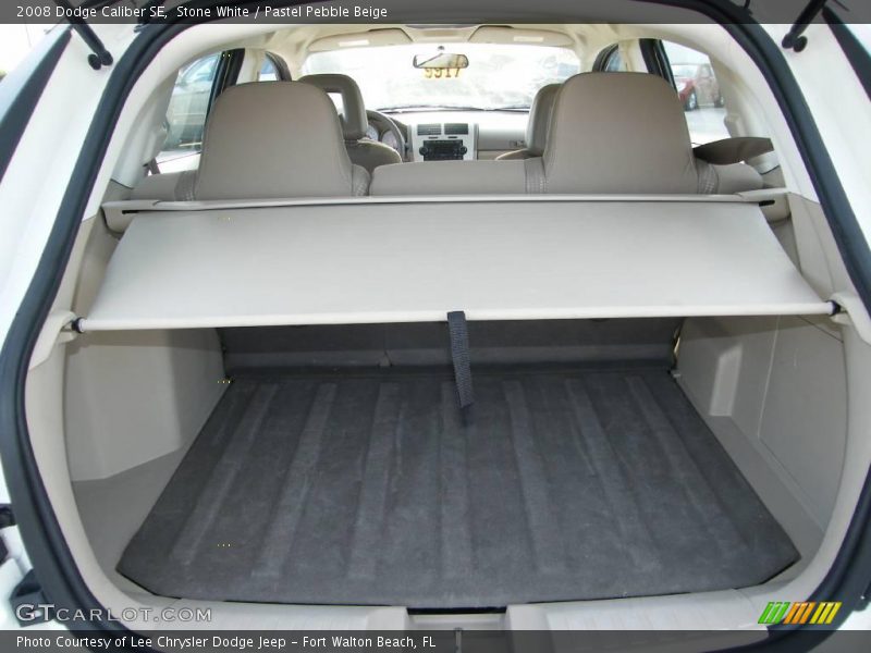 Stone White / Pastel Pebble Beige 2008 Dodge Caliber SE