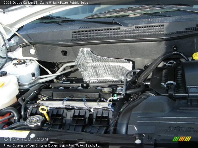 Stone White / Pastel Pebble Beige 2008 Dodge Caliber SE