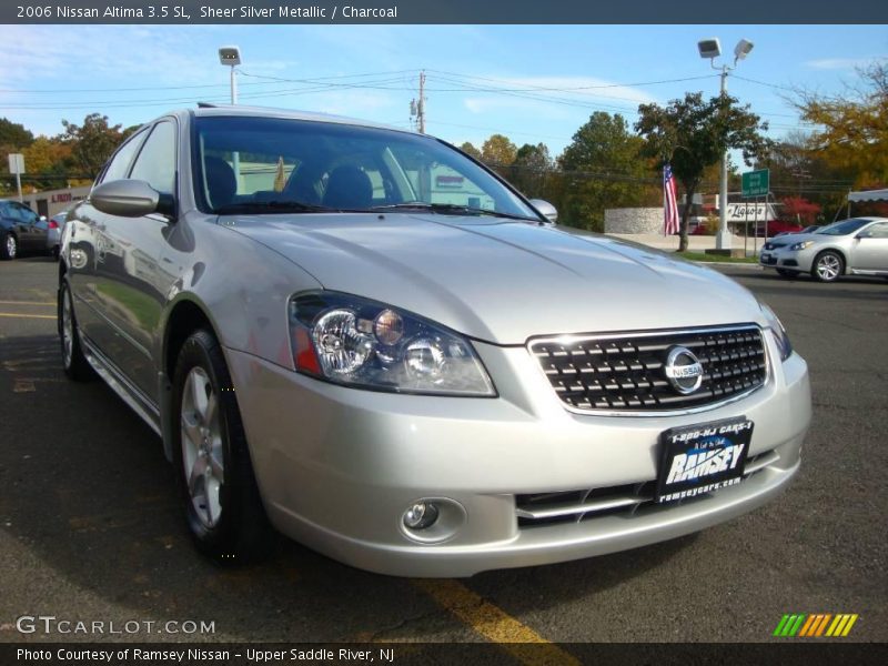 Sheer Silver Metallic / Charcoal 2006 Nissan Altima 3.5 SL