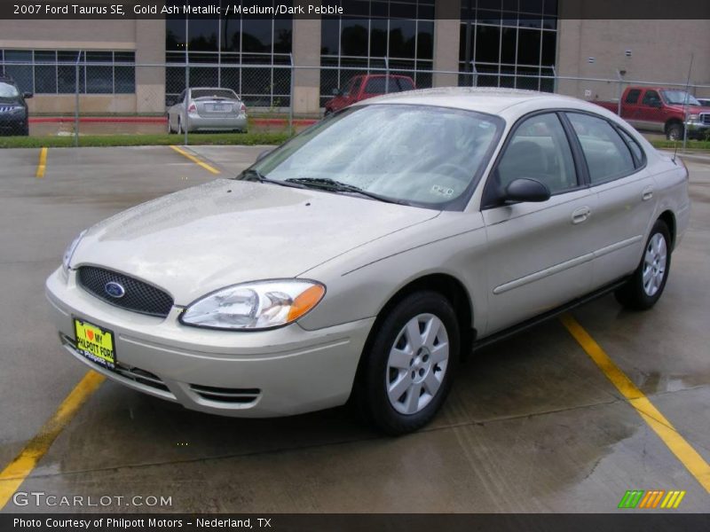 Gold Ash Metallic / Medium/Dark Pebble 2007 Ford Taurus SE