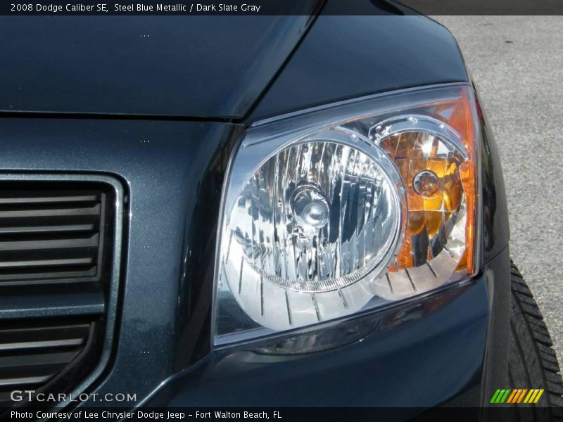 Steel Blue Metallic / Dark Slate Gray 2008 Dodge Caliber SE