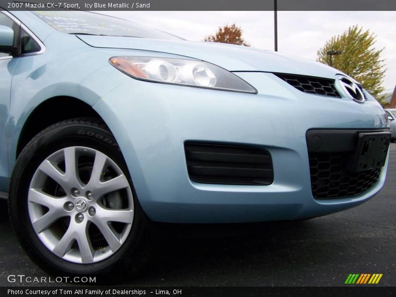 Icy Blue Metallic / Sand 2007 Mazda CX-7 Sport