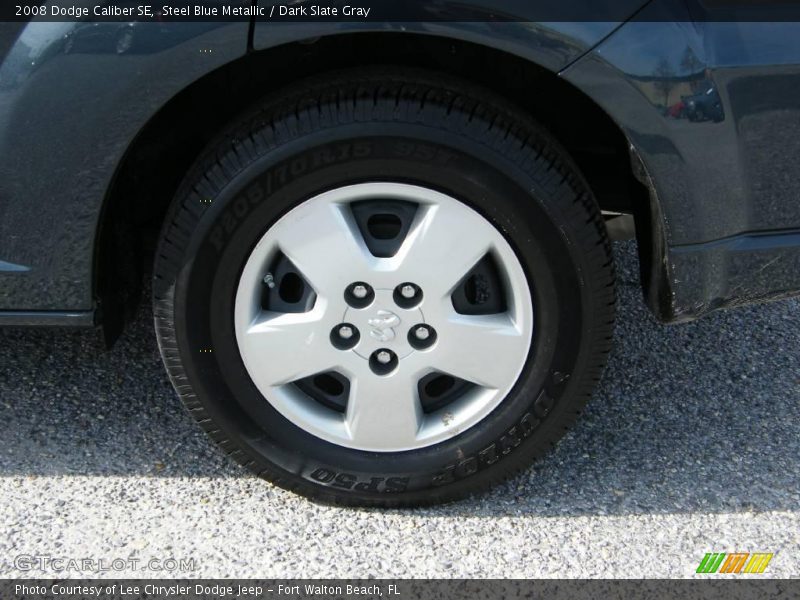 Steel Blue Metallic / Dark Slate Gray 2008 Dodge Caliber SE