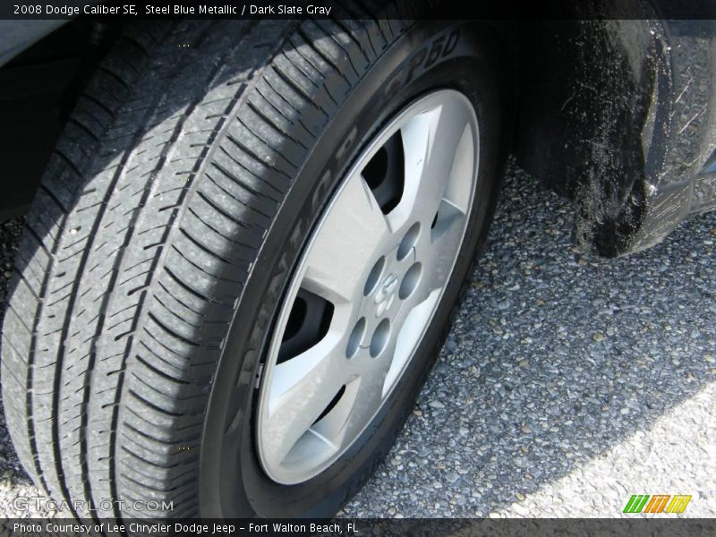 Steel Blue Metallic / Dark Slate Gray 2008 Dodge Caliber SE