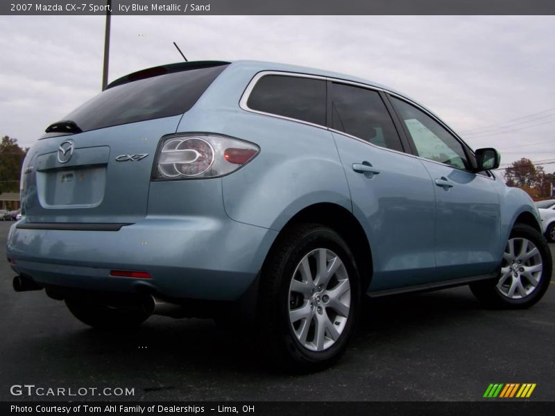 Icy Blue Metallic / Sand 2007 Mazda CX-7 Sport
