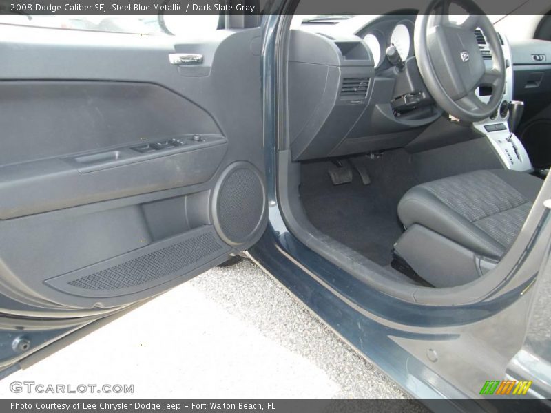 Steel Blue Metallic / Dark Slate Gray 2008 Dodge Caliber SE