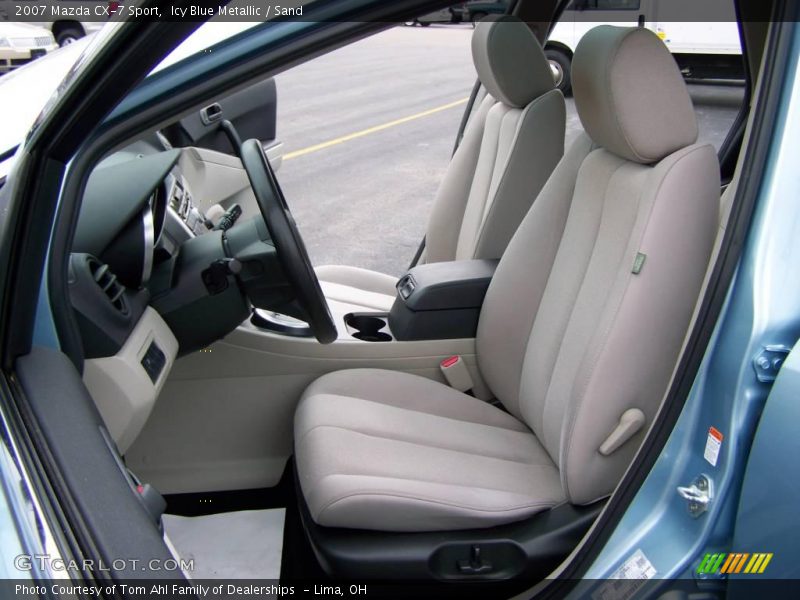 Icy Blue Metallic / Sand 2007 Mazda CX-7 Sport