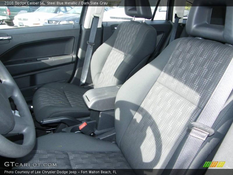 Steel Blue Metallic / Dark Slate Gray 2008 Dodge Caliber SE