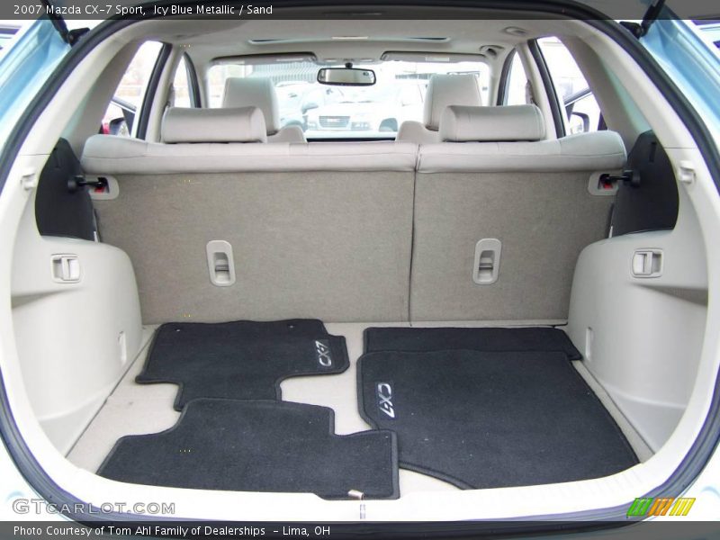 Icy Blue Metallic / Sand 2007 Mazda CX-7 Sport