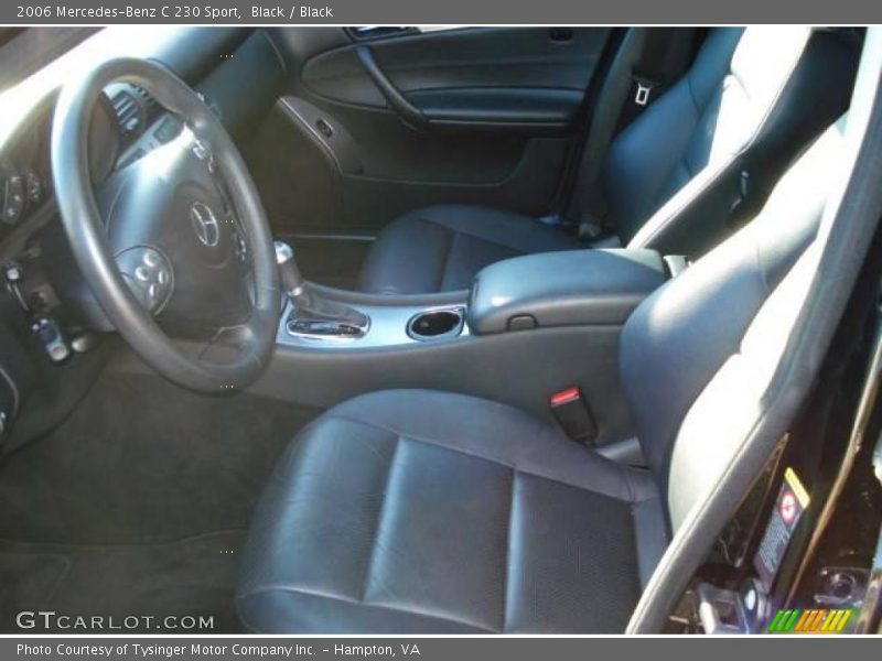 Black / Black 2006 Mercedes-Benz C 230 Sport