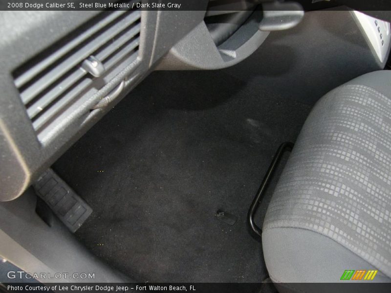 Steel Blue Metallic / Dark Slate Gray 2008 Dodge Caliber SE
