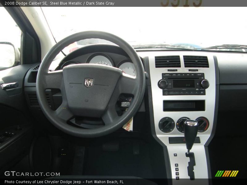 Steel Blue Metallic / Dark Slate Gray 2008 Dodge Caliber SE