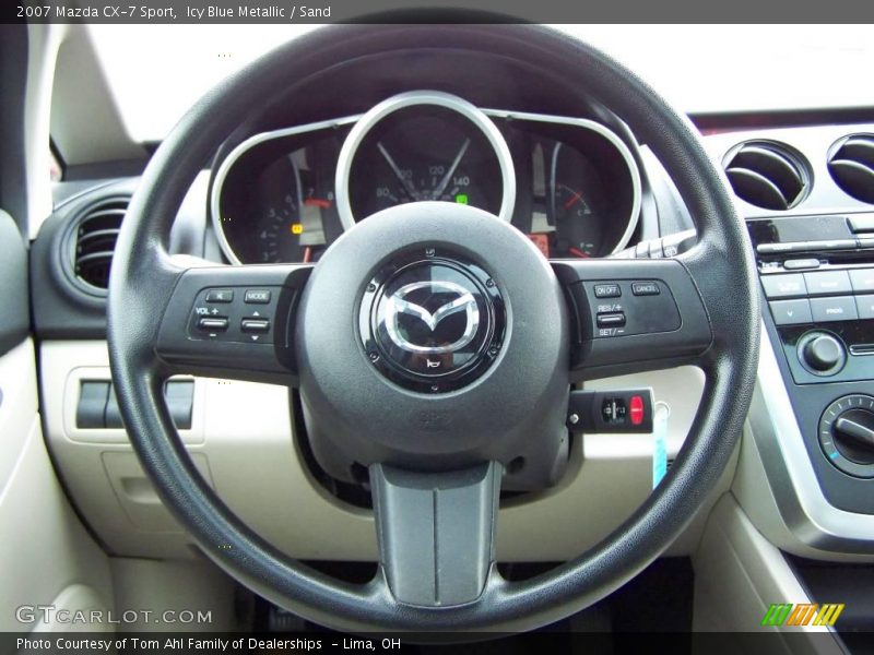 Icy Blue Metallic / Sand 2007 Mazda CX-7 Sport