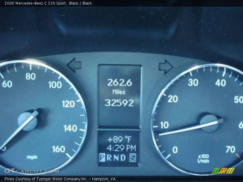 Black / Black 2006 Mercedes-Benz C 230 Sport