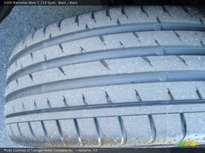 Black / Black 2006 Mercedes-Benz C 230 Sport