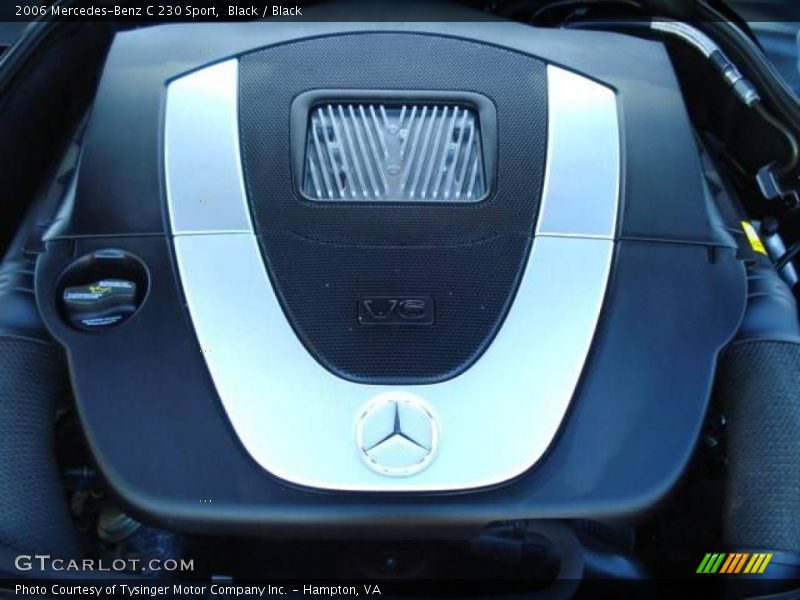 Black / Black 2006 Mercedes-Benz C 230 Sport