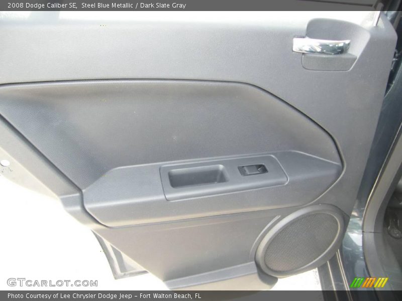 Steel Blue Metallic / Dark Slate Gray 2008 Dodge Caliber SE