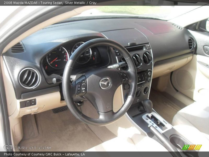 Silver Metallic / Gray 2008 Mazda MAZDA6 i Touring Sedan