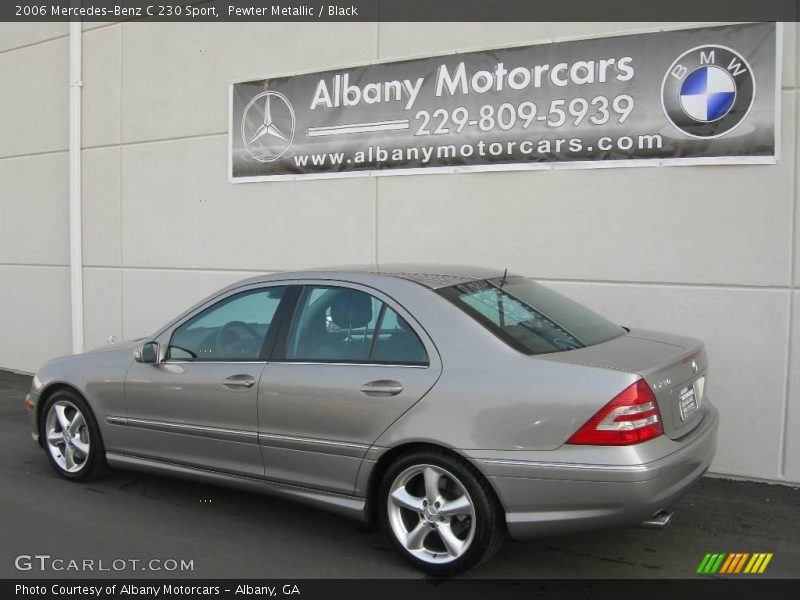 Pewter Metallic / Black 2006 Mercedes-Benz C 230 Sport