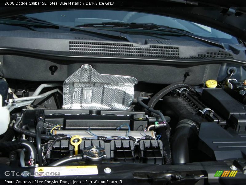 Steel Blue Metallic / Dark Slate Gray 2008 Dodge Caliber SE