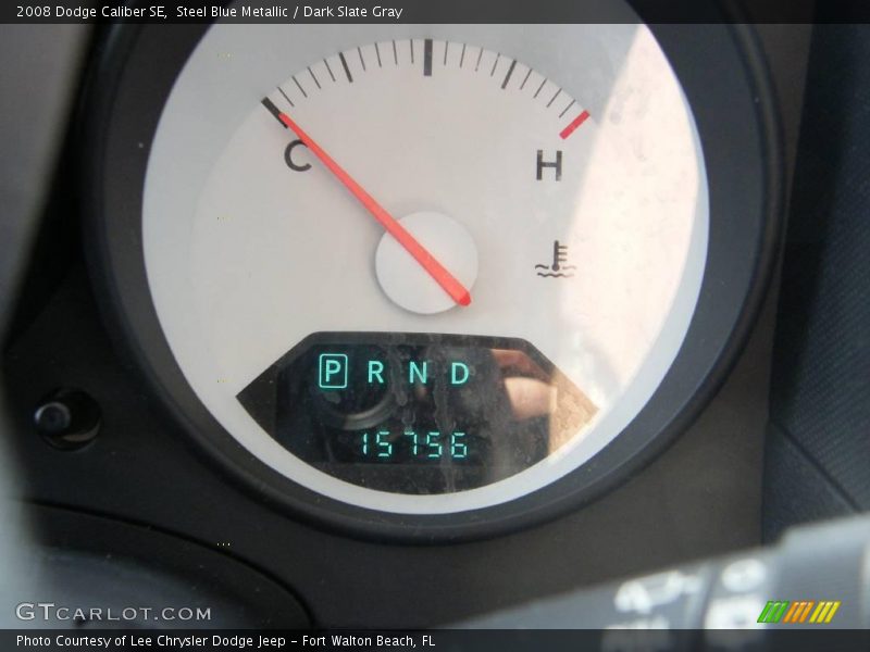 Steel Blue Metallic / Dark Slate Gray 2008 Dodge Caliber SE