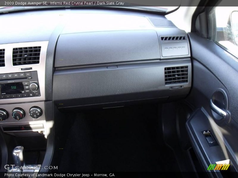 Inferno Red Crystal Pearl / Dark Slate Gray 2009 Dodge Avenger SE