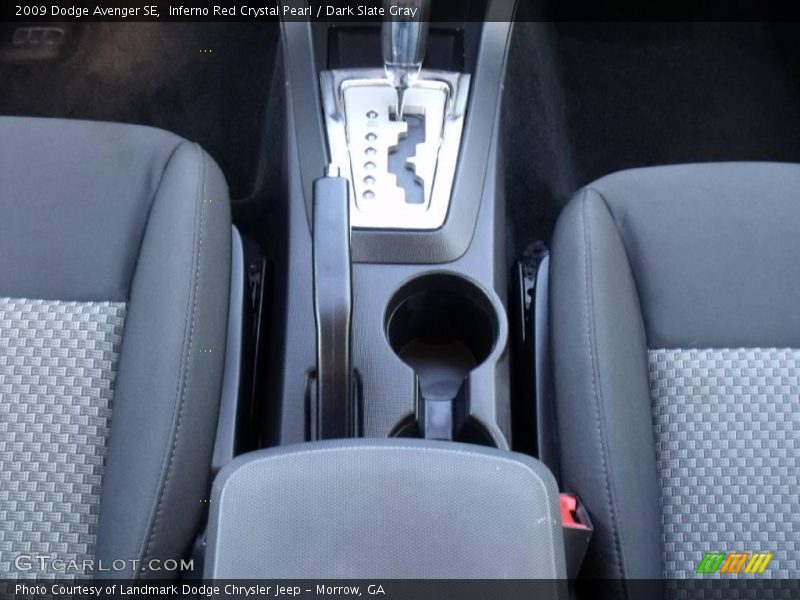 Inferno Red Crystal Pearl / Dark Slate Gray 2009 Dodge Avenger SE