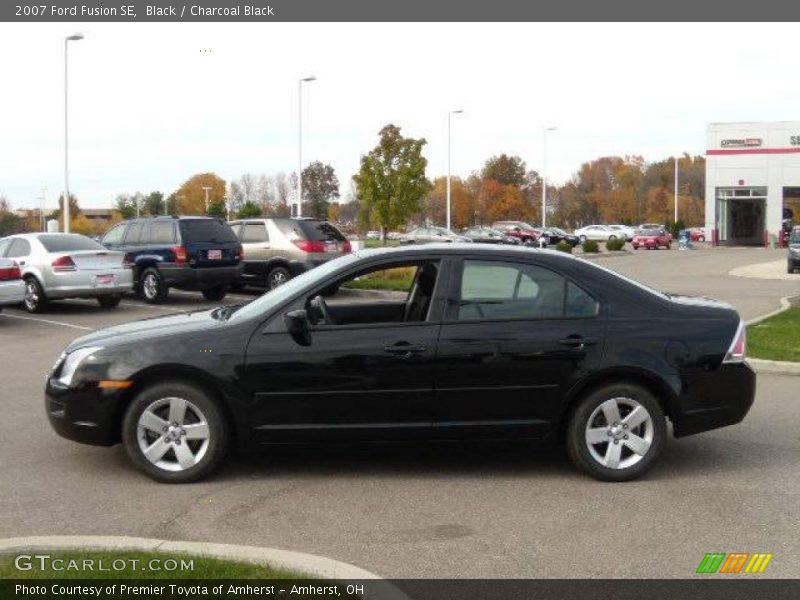 Black / Charcoal Black 2007 Ford Fusion SE