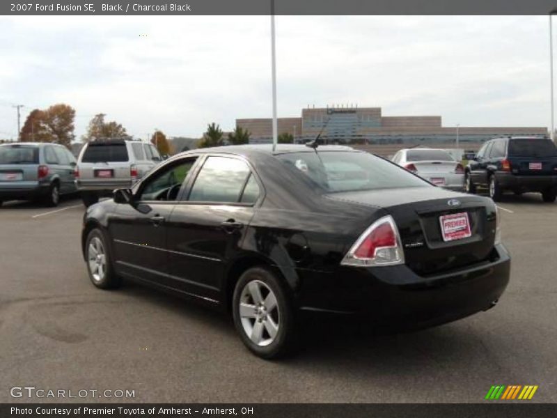 Black / Charcoal Black 2007 Ford Fusion SE