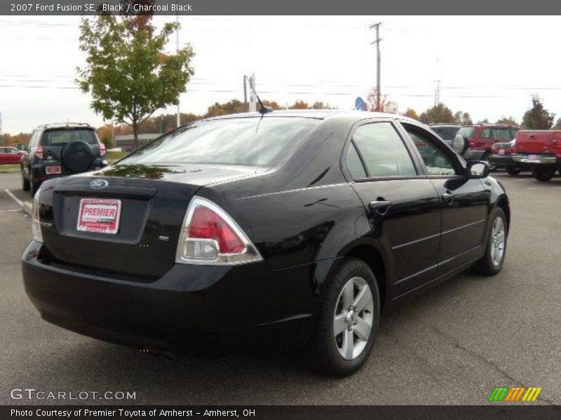 Black / Charcoal Black 2007 Ford Fusion SE