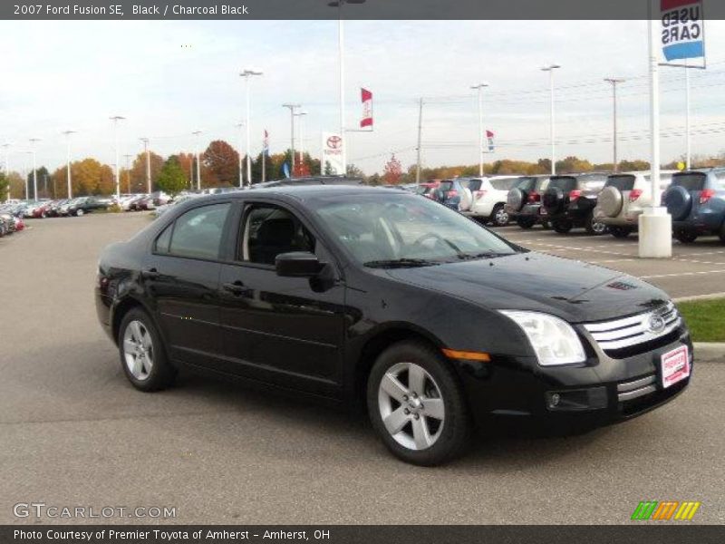 Black / Charcoal Black 2007 Ford Fusion SE