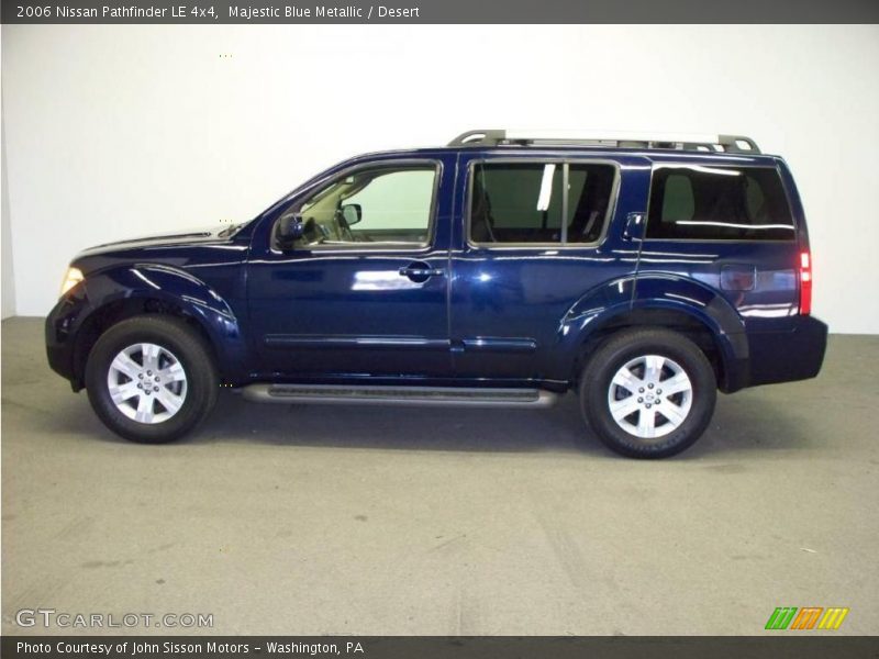 Majestic Blue Metallic / Desert 2006 Nissan Pathfinder LE 4x4
