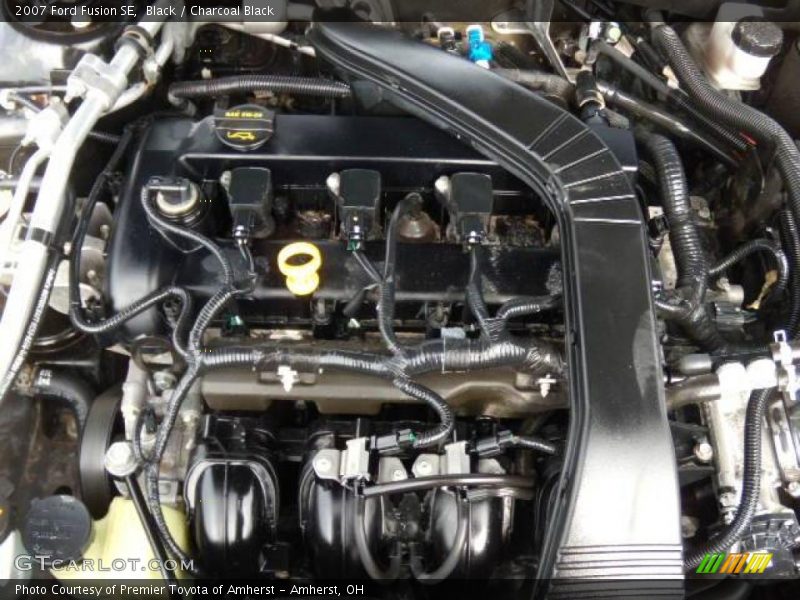 Black / Charcoal Black 2007 Ford Fusion SE