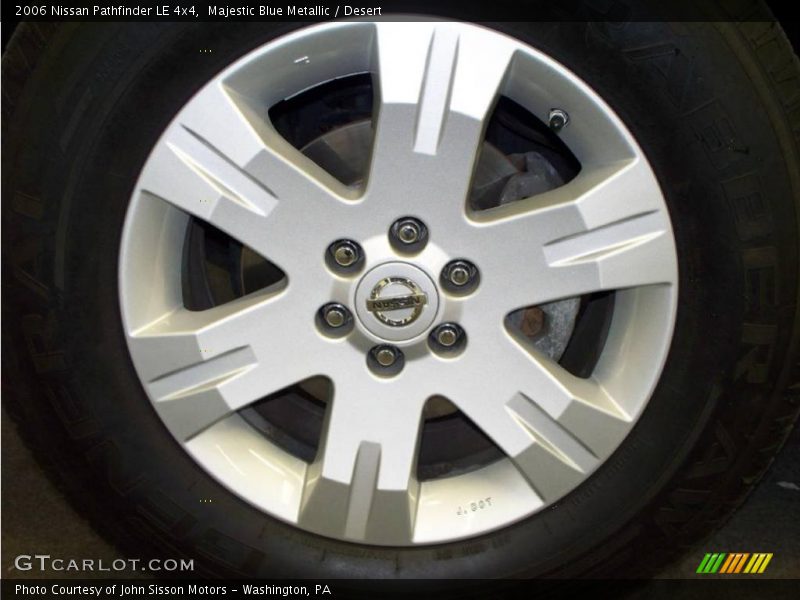 Majestic Blue Metallic / Desert 2006 Nissan Pathfinder LE 4x4