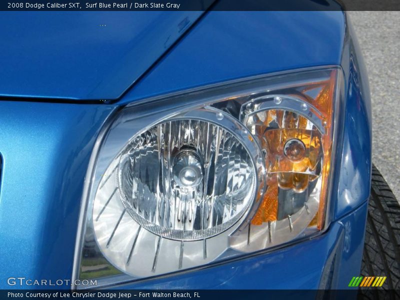 Surf Blue Pearl / Dark Slate Gray 2008 Dodge Caliber SXT