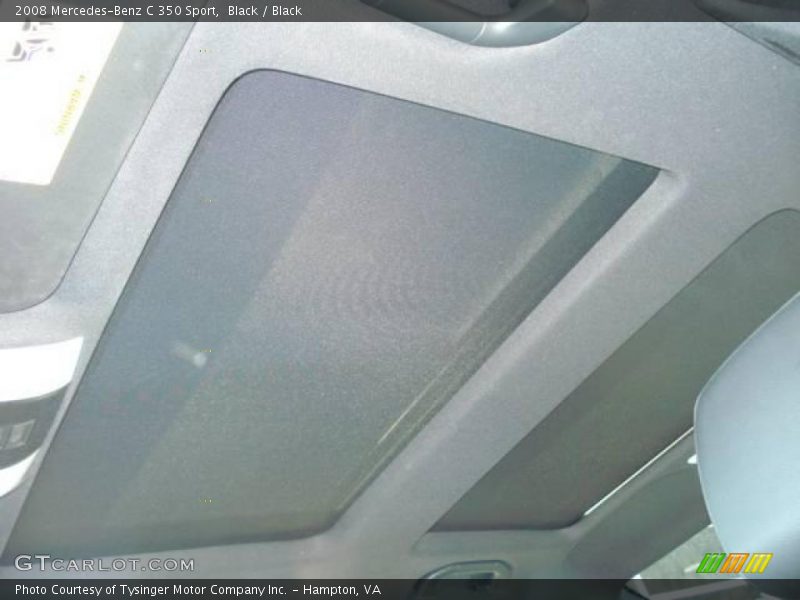 Black / Black 2008 Mercedes-Benz C 350 Sport