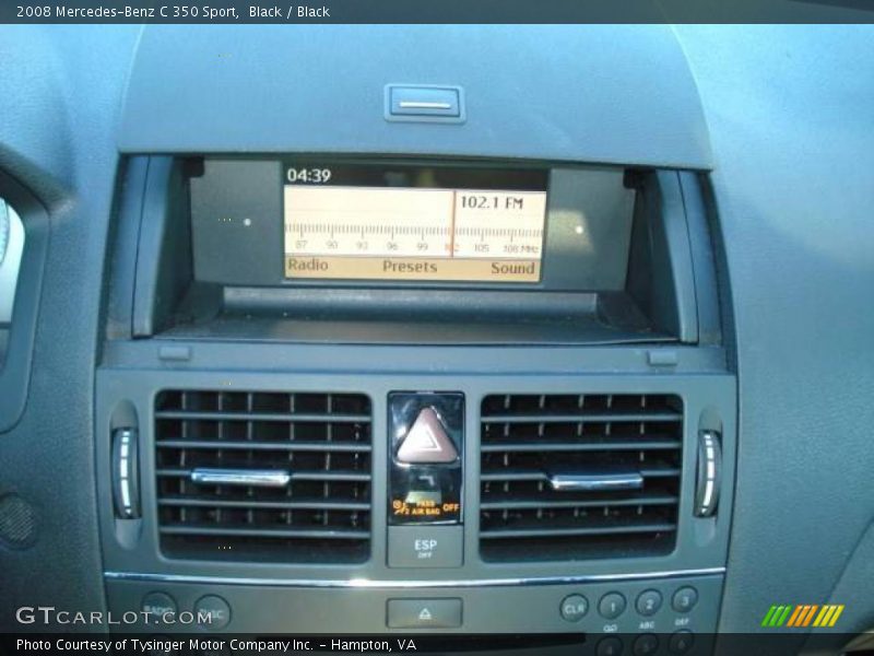 Black / Black 2008 Mercedes-Benz C 350 Sport